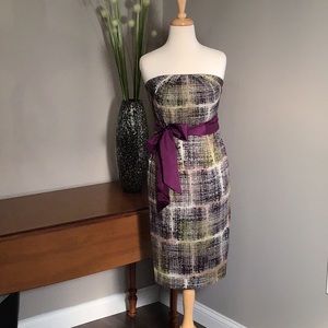 Anthropologie sleeveless cotton sheath dress